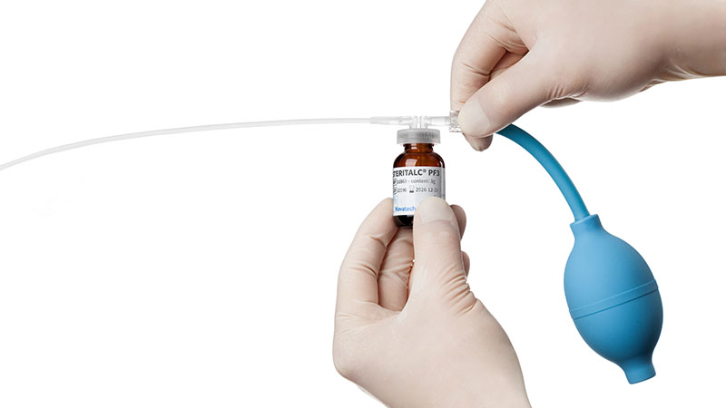 NOVATECH STERITALC — Poudrage mit STERITALC PF3 NOVATECH STERITALC — Poudrage mit STERITALC® PF3